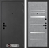 Входная металлическая дверь Лабиринт ACUSTIC 20 - Бетон светлый, зеркальные вставки 42329