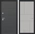 Входная металлическая дверь Лабиринт ART графит 21 - Грей софт 42345