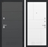 Входная металлическая дверь Лабиринт ART графит 21 - Белый софт 42346