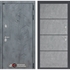 Входная металлическая дверь Лабиринт Бетон - 25 Светлый бетон, черный молдинг 42408