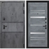 Входная металлическая дверь Лабиринт INFINITY 20 - Бетон темный, зеркальные вставки 42498