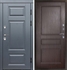 Входная металлическая дверь с терморазрывом Интерма Классика Венге 42658