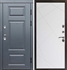 Входная металлическая дверь с терморазрывом Интерма Лучи Белый матовый 42645