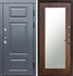 Входная металлическая дверь с терморазрывом Интерма Триумф с зеркалом Дуб 42636