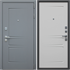Входная металлическая дверь АСД Челси Силк Титан / Белый матовый 15577