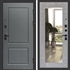 Входная металлическая дверь ВЕРОНА фл-251 с зеркалом Бетон светлый 46956