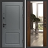 Входная металлическая дверь ВЕРОНА фл-252 с зеркалом Дуб 46958