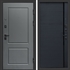 Входная металлическая дверь ВЕРОНА фл-248 Черный кварц, вставка черный молдинг 46950