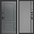 Входная дверь ВЕРОНА фл-248 Грей софт, черная вставка 47079