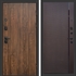 Входная дверь ТВИСТ фл-248 Шоколад, черная вставка 47466