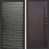 Входная дверь Ривьера фл-248 Шоколад, черная вставка 47603