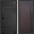 Входная дверь Фаворит фл-248 Шоколад, черная вставка 47671