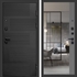 Входная дверь Фаворит с зеркалом фацет Грей софт 47677