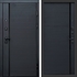 Входная металлическая дверь Феррони фл-248 Черный кварц, вставка черный молдинг 47725