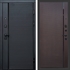 Входная дверь Феррони фл-248 Шоколад, черная вставка 47739