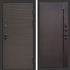 Входная дверь Сицилия фл-248 Шоколад, черная вставка 47807