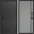 Входная дверь Квадро фл-248 Грей софт, черная вставка 47874