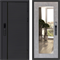 Входная дверь Black Line Триумф с зеркалом Бетон светлый 48646