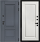 Входная дверь Интеко Афина Графит фл-119 Белый мат 48991