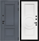 Входная дверь Интеко Афина Графит мс-100 Белый мат 48996