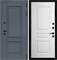 Входная дверь Интеко Афина Графит Классика Белый мат 48999
