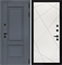 Входная дверь Интеко Афина Графит Лучи Белый мат 49001