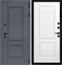 Входная дверь Интеко Афина Графит фл-117 Белый мат 49003