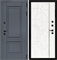 Входная дверь Интеко Афина Графит Эверест Белый мат 49005