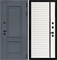 Входная дверь Интеко Афина Графит панель Белый мат 49006