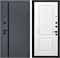Входная дверь Интеко Агат Графит фл-117 Белый мат 48975