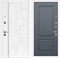 Входная дверь Интеко Верона Белый мат фл-117 Графит 49039