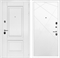 Входная дверь Интеко Афина Белая Лучи Белый мат 49085