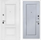 Входная дверь Интеко Афина Белая фл-119 Силк маус 49104