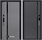 Входная дверь Пиано Смарт 2.0 панель 22 - Графит софт, черная вставка 55451