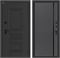 Входные двери Аляска лайт с терморазрывом 22 - Графит софт, черная вставка 55596